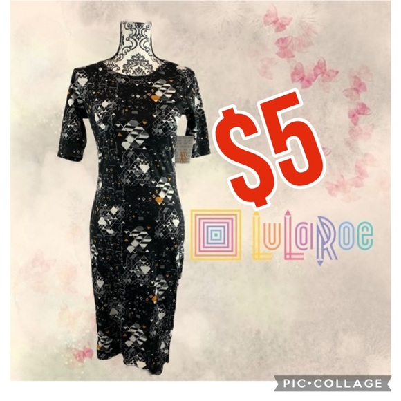 $5 item/ NWT LULAROE size xs form fitted dress - Picture 1 of 9